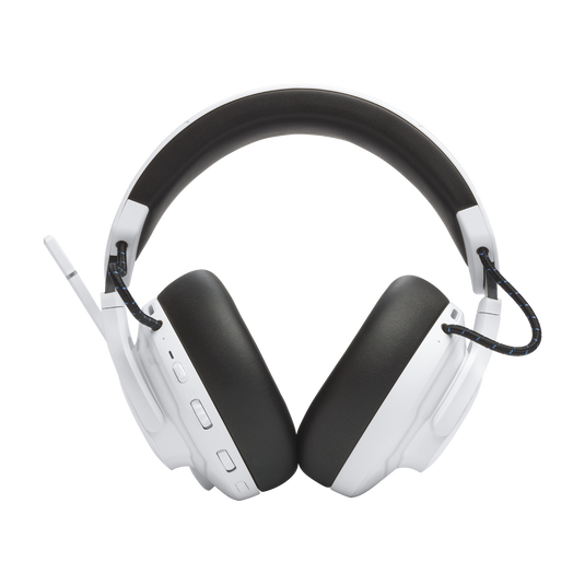 JBL Quantum 910P Console Wireless - White - Wireless over-ear console gaming headset with head tracking-enhanced, Active Noise Cancelling and Bluetooth - Back image number null